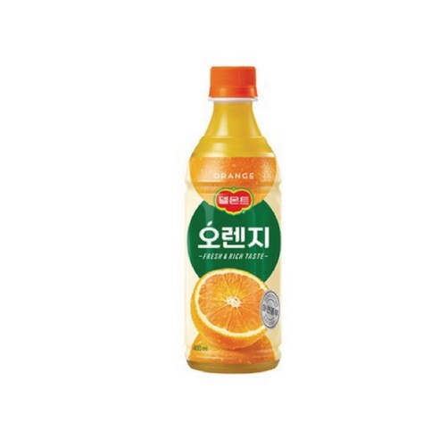 [롯데칠성] 델몬트 오렌지 400ml 12개