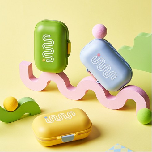 아임봄 파스텔 여행용 물빠짐 비누 케이스 보관함 비누곽, 그린, 1개