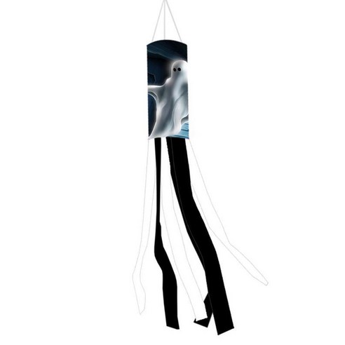 Bastera 할로윈 윈드 서크 플래그 호박 유령 Windsock 홈 파티 레스토랑 정원 장식, 5