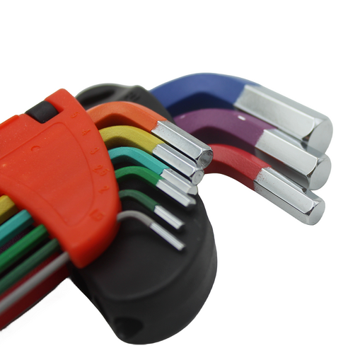 DIY 애호가를 위한 필수품: 멀티 컬러 볼 육각렌치 세트