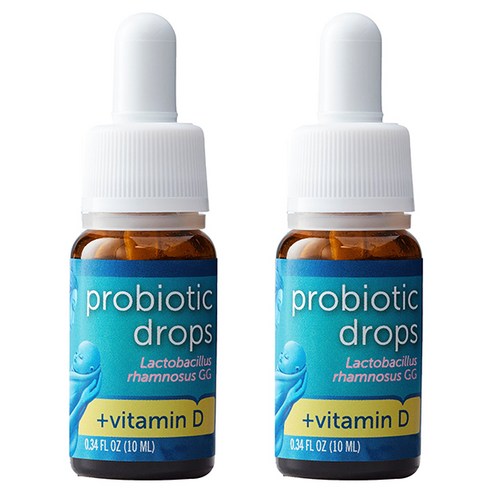 마미스블리스 프로바이오틱 유산균 드롭 + 비타민 D, 10ml, 2개
