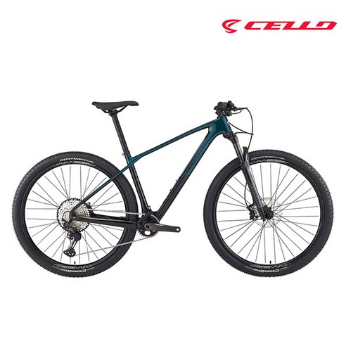 [첼로자전거] 첼로 29인치 크로노 50 12단 카본 MTB 자전거 2022, 갤럭시 블루 그린 / 블랙, M