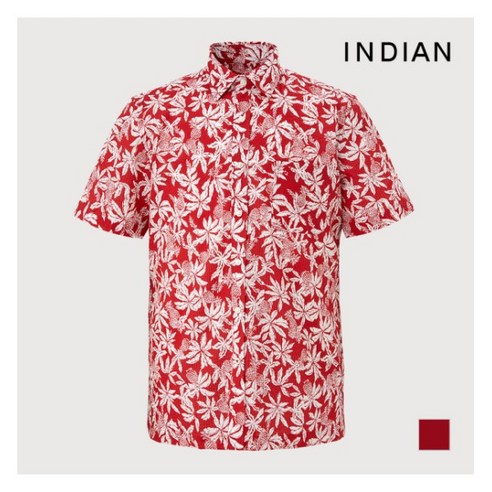 [인디안] [INDIAN] 알로하 프린트 셔츠_ MITNSXM4341
