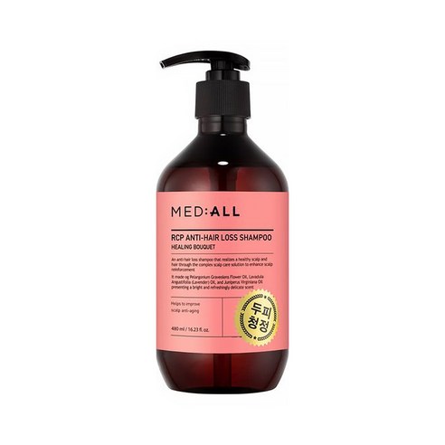 메디올 알시피 안티 헤어 로스 샴푸 힐링부케, 1개, 480ml