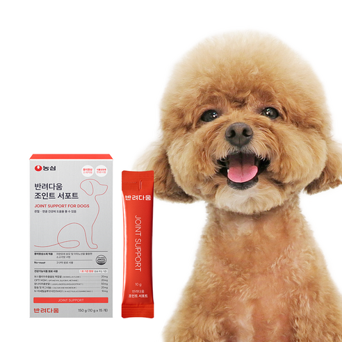 농심 반려다움 강아지 관절 영양제 반려견 슬개골 조인트 서포트 150g, 1통, 고구마, 뼈/관절강화