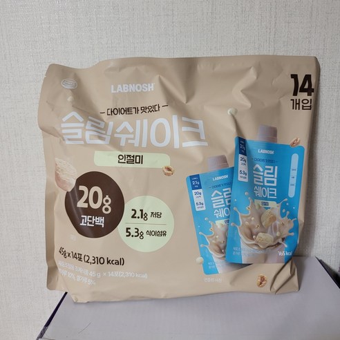 랩노쉬 슬림쉐이크 인절미