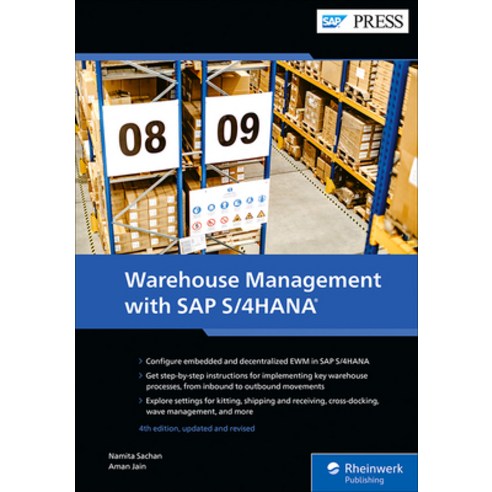 (영문도서) Warehouse Management with SAP S/4hana: Embedded and Decentralized Ewm Hardcover, SAP Press, English, 9781493225897