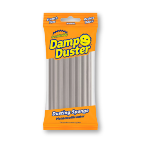 [100%정품] 스크럽대디 먼지 더스트 청소 스펀지 Scrub Daddy Damp Duster, 1개