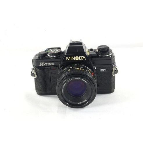 Minolta X-700 35MM SLR Film Camera with MD mount lens System. Included 50mm f/2 Manual Focus Lens (R, 1개