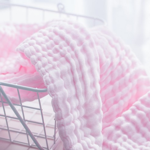 거즈 거품사 순면 흡수 목욕수건 아기 덮개 담요 포옹, 70cmx140cm, 핑크