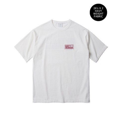 에스파이 ESFAI DIRTY MIRROR TEE (오프 화이트 Off White)181782