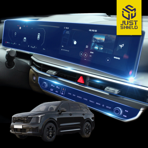 신형 쏘렌토 페이스리프트 네비게이션 디스플레이 보호필름 풀커버 AG 저반사 지문방지 
차량용 전자기기