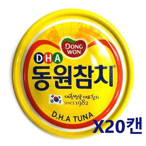 동원 DHA참치, 150g, 20개