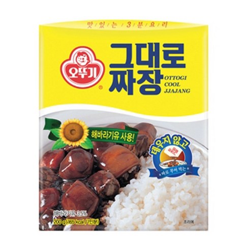 오뚜기 그대로짜장 200g, 4개