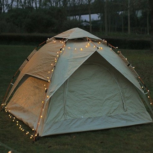 캠핑의 밤, LED 스트링 가드로 감성을 켜다!