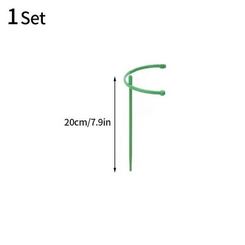 식물 지원 말뚝 정원 반원형 꽃 스탠드 케이지 식물 성장 고정 막대 덩굴 등반 브래킷 스테이크 홀더 분재, 없음, 1) 1PC 스마트팜