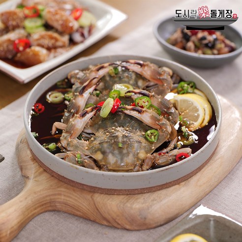 [TV홈쇼핑정품] 도시락 삼채돌게장 400g X 7팩 삼채 간장게장 돌게장 삼채돌게장7팩 홈쇼핑, 7개