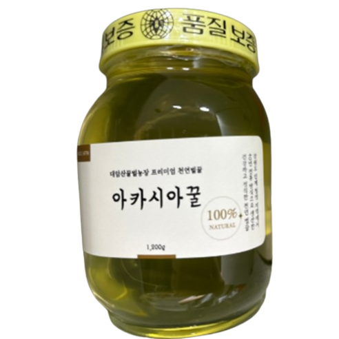대암산 꿀벌농장 아카시아꿀 1.2kg 2024년 수확 꿀 한 병 모도리꿀