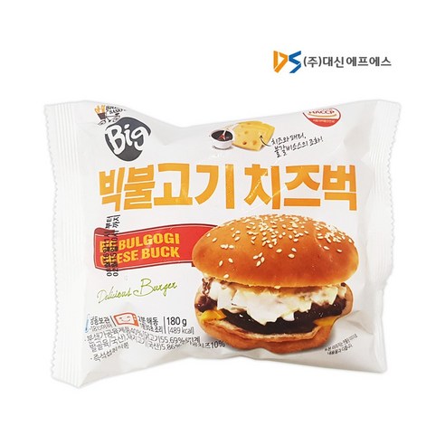 (무)(냉동)빅불고기치즈벅180g, 180g, 20개