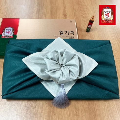 정관장 활기력 30병 보자기+노리개포장 쇼핑백 홍삼 부모님 선물, 30개