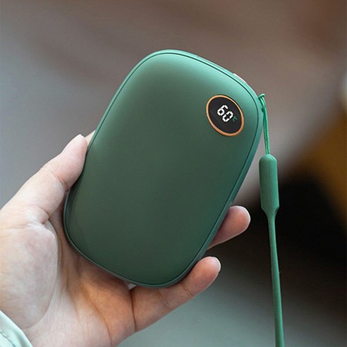 제이앤엠 휴대용 전기 미니 충전식 USB 손난로 전자 핫팩 핸드워머 C타입 대용량 보조배터리 10000mAh 1+1