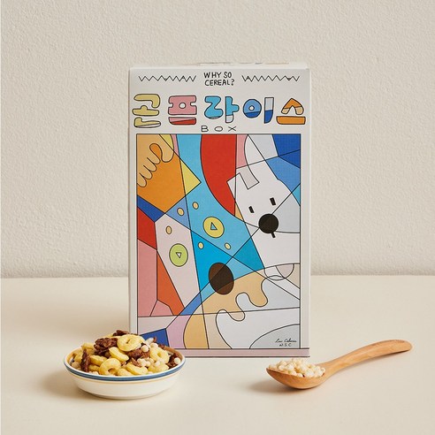 곤프라이스- 가벼운 곤약 시리얼 식단관리 요거트 토핑 초코후레이크 허니링, 270g, 1개
