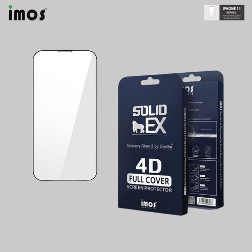 아이폰14 프로 맥스 4D 지문방지 강화유리필름, 아이폰14프로, 1개