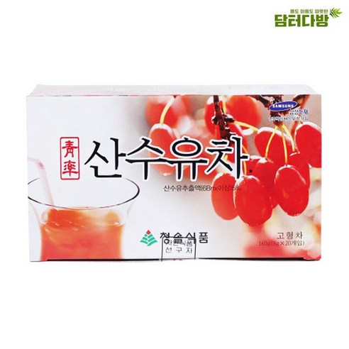 민트딜 산수유차 20T 몸에 좋은차 한방차티백 건강차, 20개, 20개입, 160g, 1개