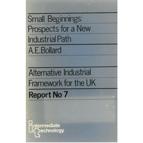 (영문도서) Small Beginnings: New Roles for British Businesses Paperback, Intermediate Technology Pub..., English, 9780903031912