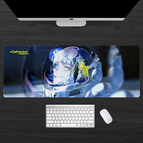 사이버펑크 팬들을 위한 필수 마우스 장패드, 게임 및 작업에 최적화
