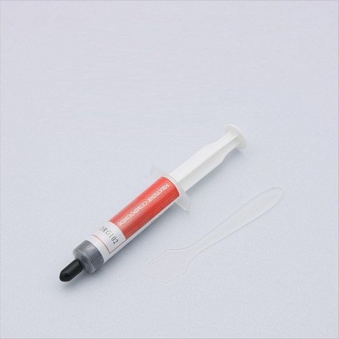 (5 세트) Coms 쿨러 구리스 DRG102 Grey 5g 써멀 서멀 주사기형