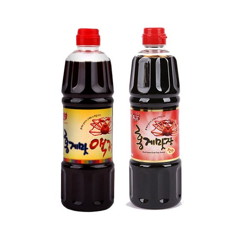 홍일식품 홍게맛장소스900ml+홍게맛액젓900ml, 1세트, 900ml