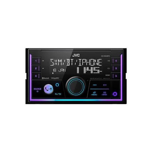 JVC - 블루투스 내장 대시 디지털 미디어 수신기 검은색