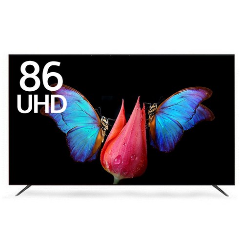 프리토스 86인치 218cm 4K UHD LED TV, 이동형스탠드 기사방문설치(이동형스탠드 포함)