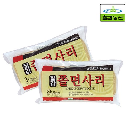 칠갑 쫄면사리 식자재 2kg 3개, 2kg, 3개