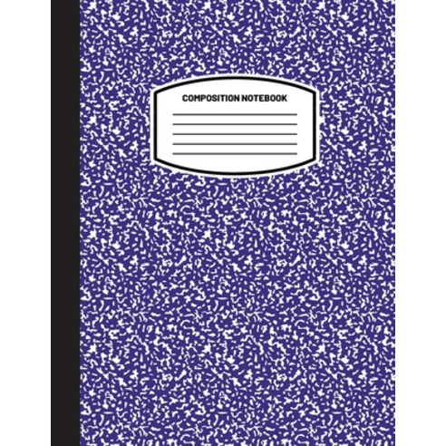 Classic Composition Notebook: (8.5x11) Wide Ruled Lined Paper Notebook Journal (Navy Blue) (Notebook... Paperback, Blank Classic, English, 9781774762189