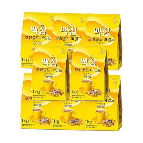 맥심 모카골드 커피믹스 1kgx8개, 1kg, 1개입, 8개