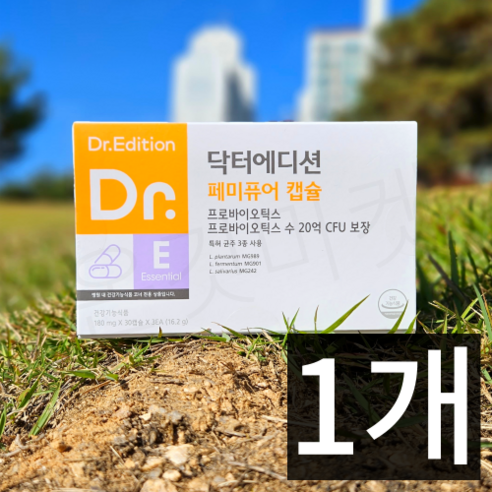 [온깃마켓] 닥터 닥터에디션 페미퓨어캡슐 여성 질 건강 유산균 프로바이오틱스 30캡슐X3EA, 90정, 1개