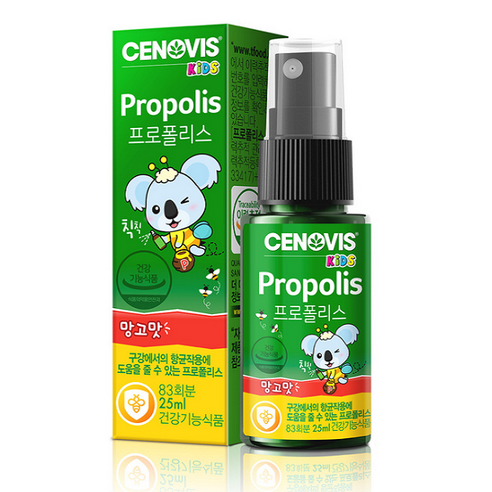 세노비스 키즈 프로폴리스 스프레이 망고맛 25ml, 1개