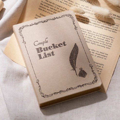 커플의 소중한 순간을 간직하는 비유어산타 커플 버킷 리스트 노트