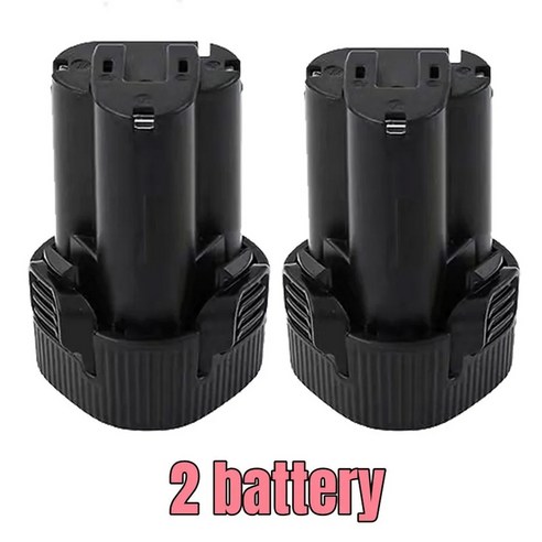 진정한 용량 리튬 이온 배터리 LCT203W 194550-6 194551-4 195332-9 DF030D Makita BL1013 BL1014 10.8V 3.0Ah, 03 2 pcs battery