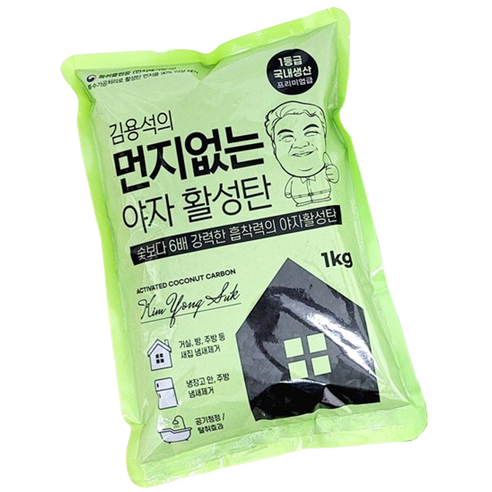 에코생활건강 김용석의 먼지없는 야자활성탄, 1kg, 1개