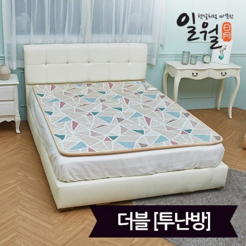 [쇼핑엔티] 일월 듀얼하트 워셔블 카본 전기매트 더블(140×180) 디지털(투난방) 140x180cm 일월온열매트