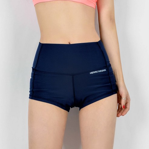 헤링본 여자 래쉬가드팬츠 보드숏 수영복 하이웨스트 비키니 팬티 비치웨어 C609, CX609_쥬시팬츠