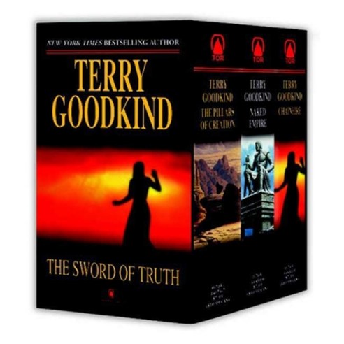 (영문도서) Sword of Truth Boxed Set III Books 7-9: The Pillars of Creation Naked Empire Chainfire Boxed Set, Tor Books, English, 9780765356857