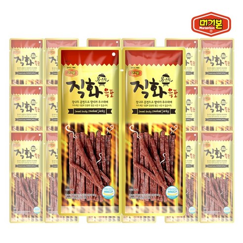 머거본 영양간식 국내산 직화 육포 180g x10, 10개