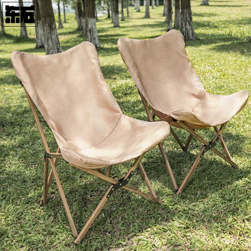 야외 캠핑 접이식 의자 자율 주행 휴대용 안락 의자 초경량 알루미늄 합금 낮잠 의자 필드, 카키