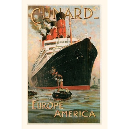 (영문도서) Vintage Journal Travel Poster for Cunard Line Paperback, Found Image Press, English, 9781648112454