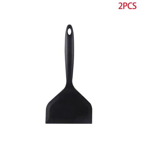 2 Pieces Spatula Silicone Nylon Spatula Heat-resistant Scraper for Kitchen Baking Cooking, 하나, F