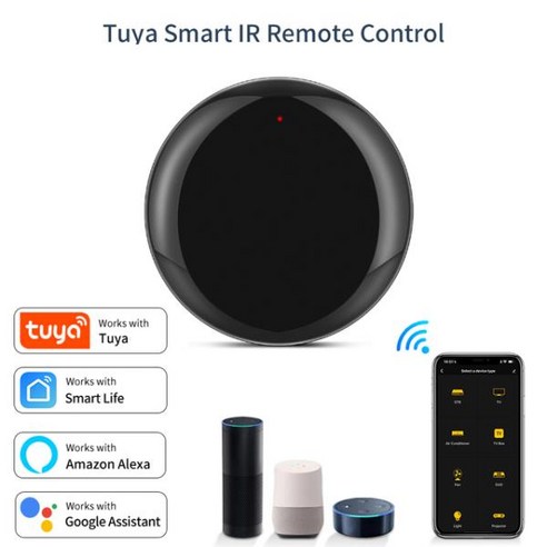 투야 WiFi 스마트 홈 적외선 리모컨, 에어컨, 알렉사, 구글 홈 호환 에어컨와이파이 투야 WiFi 스마트 홈 적외선 리모컨, 에어컨, 알렉사, 구글 홈 호환 에어컨와이파이